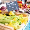 Provence market with local food in Nice
